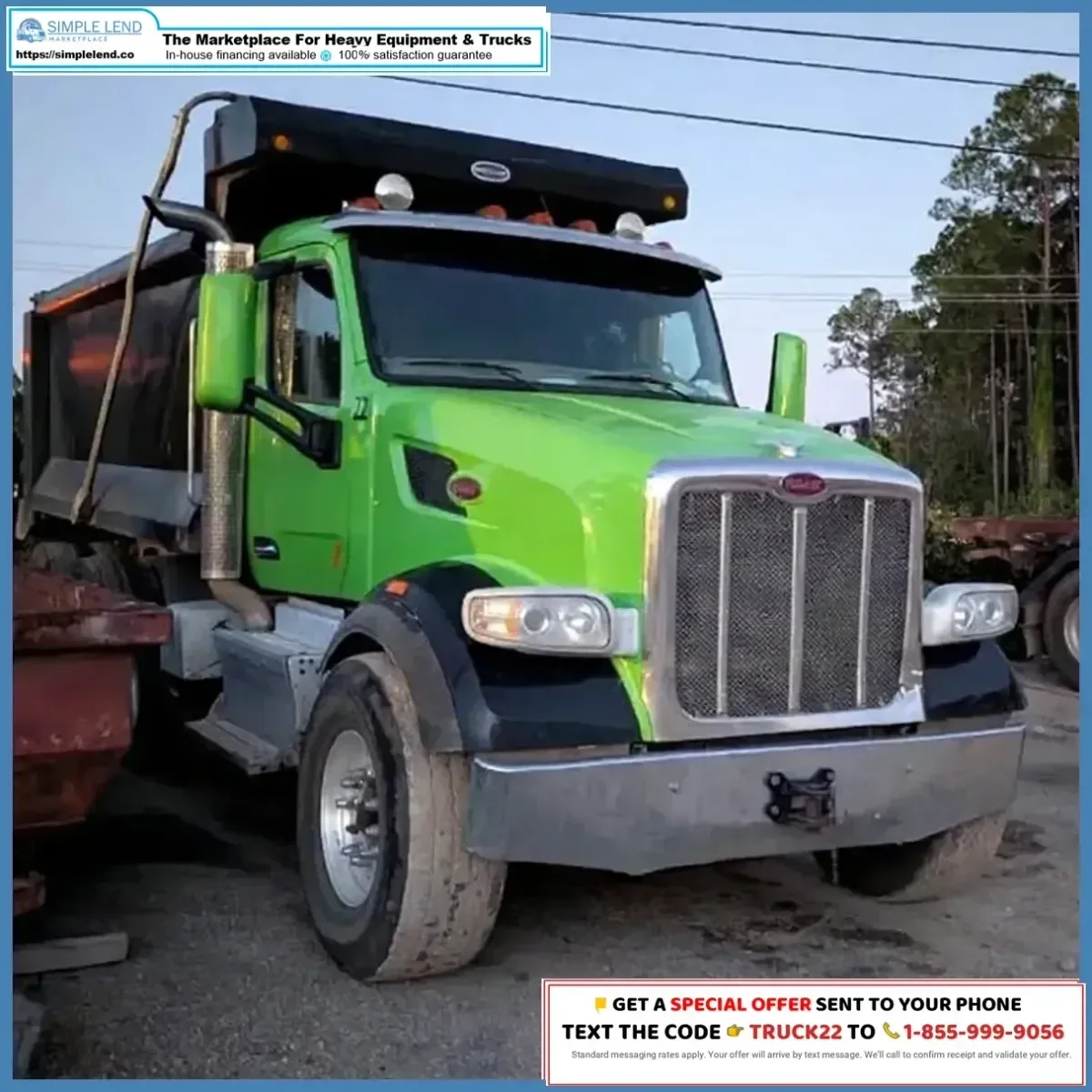 Camión de volteo Peterbilt 567 2017 en venta