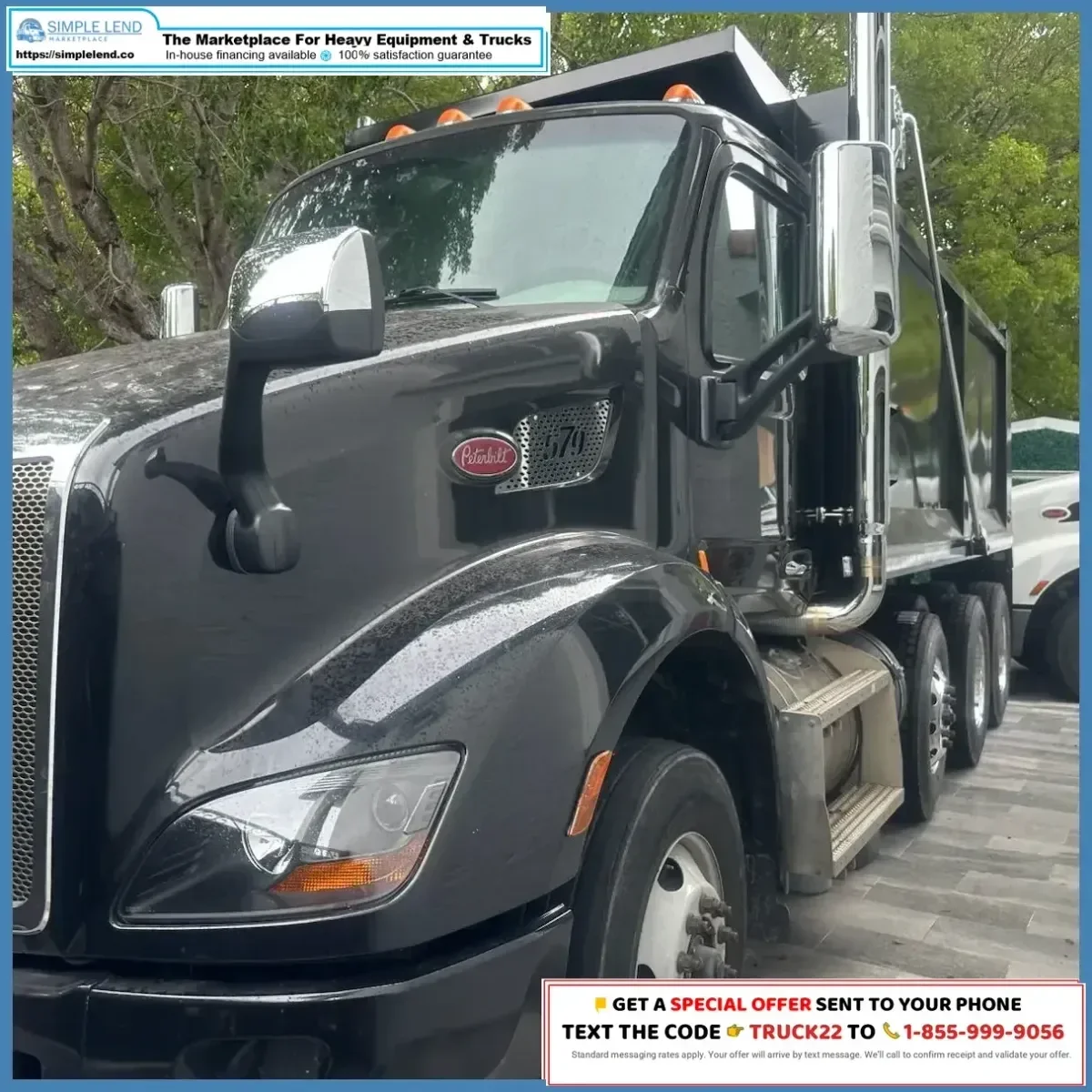 2022 Peterbilt 579 dump truck for sale — SimpleLend