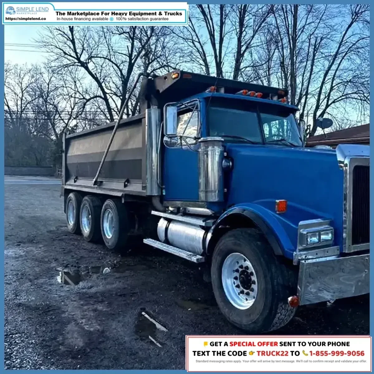 Camión de volteo Western Star 4900 2005 en venta