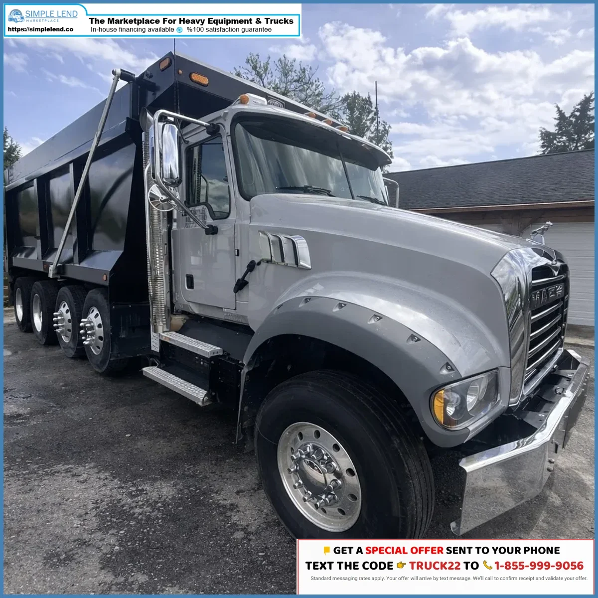 Camión de volteo Mack Granite 64FR 2022 en venta