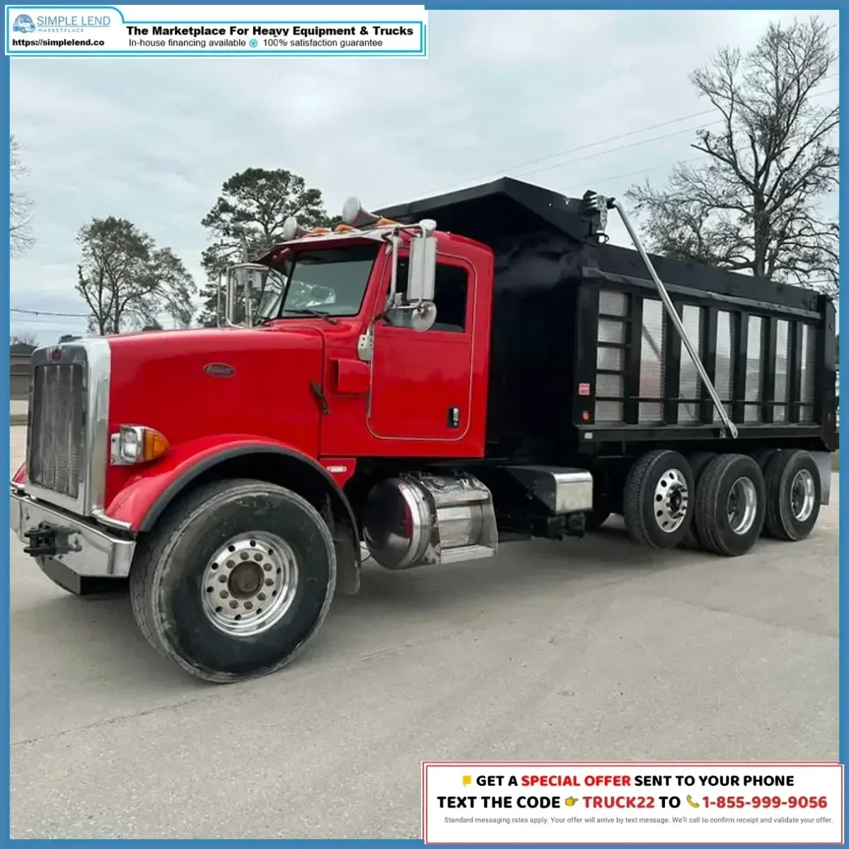 Camión de volteo Peterbilt 365 2015 en venta