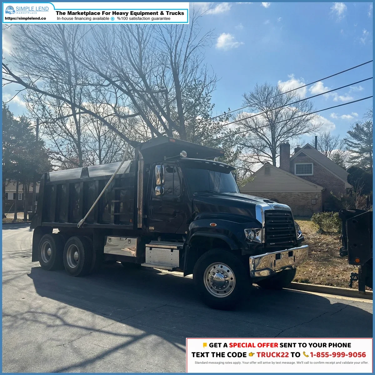 2023 Freightliner 114SD dump truck for sale — SimpleLend